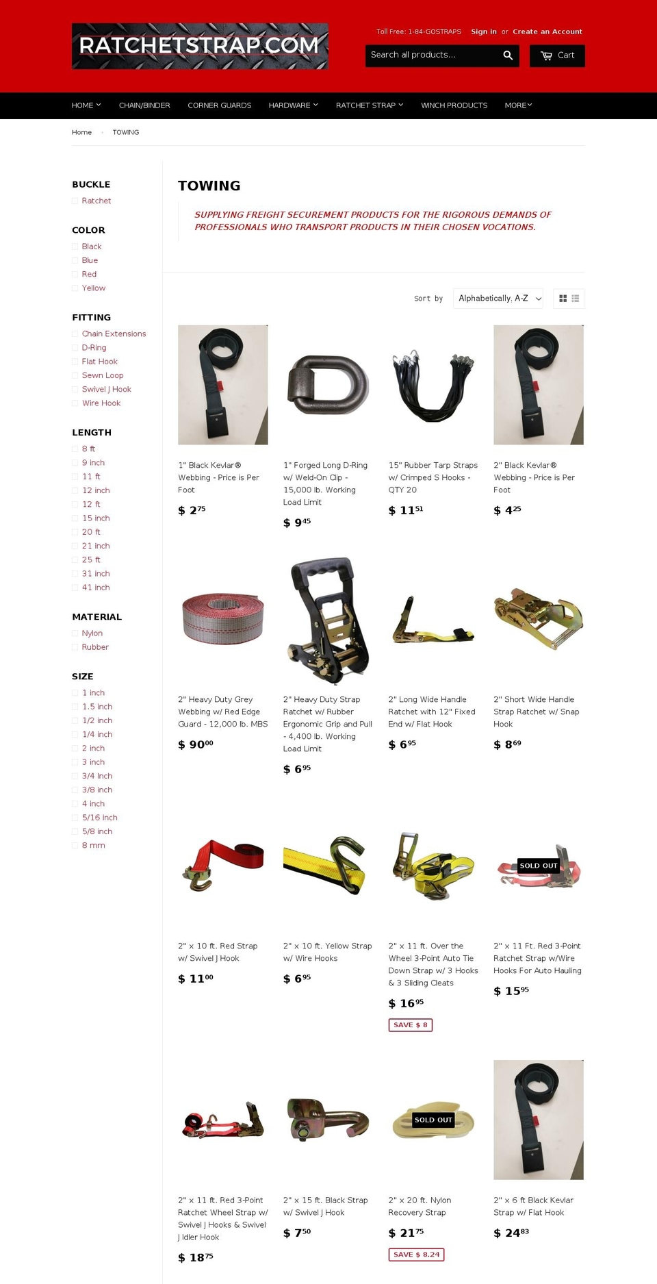 go-tow.com — Shopify storefront screenshot