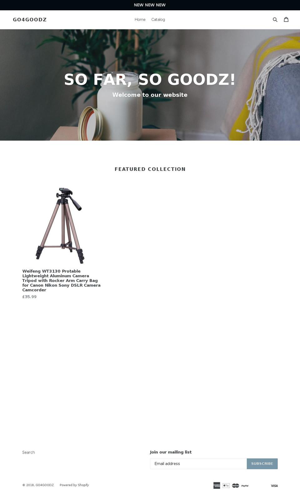 go4goodz.com — Shopify storefront screenshot