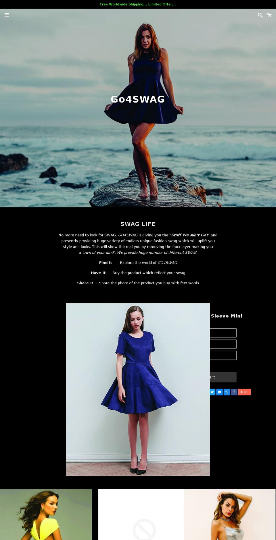 go4swag.com — Shopify storefront screenshot
