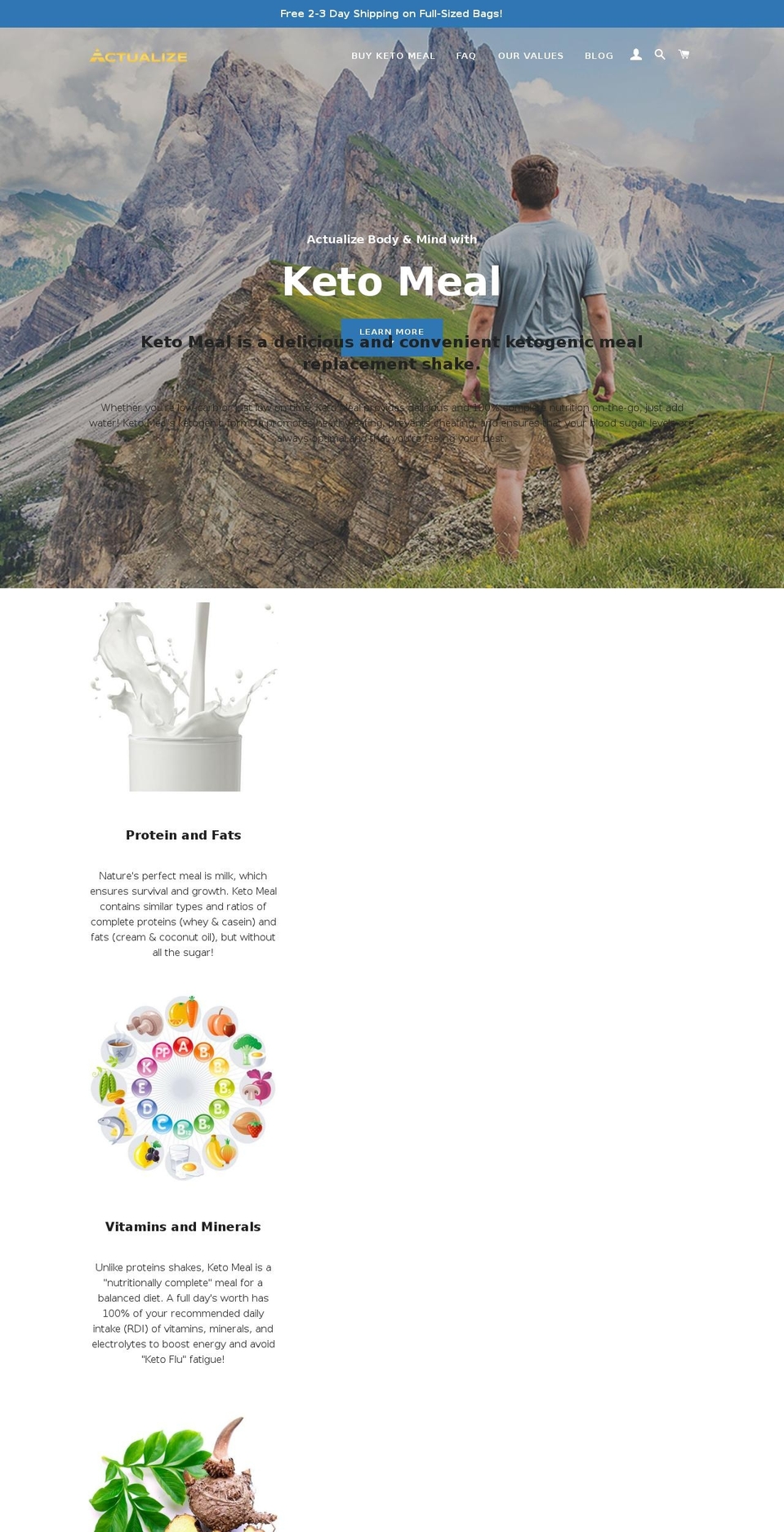goactualize.com shopify website screenshot