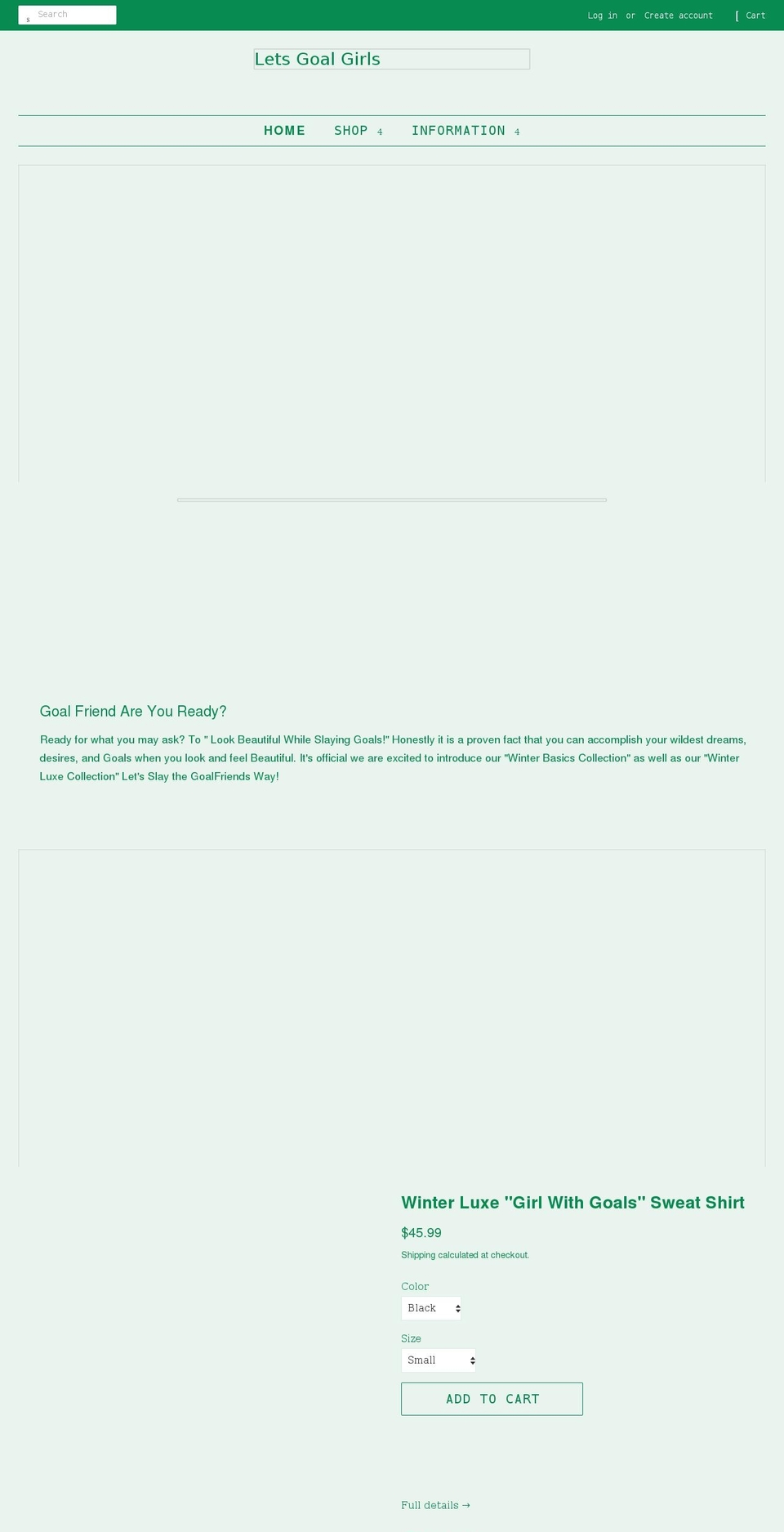 goalfriendscosmetics.com shopify website screenshot