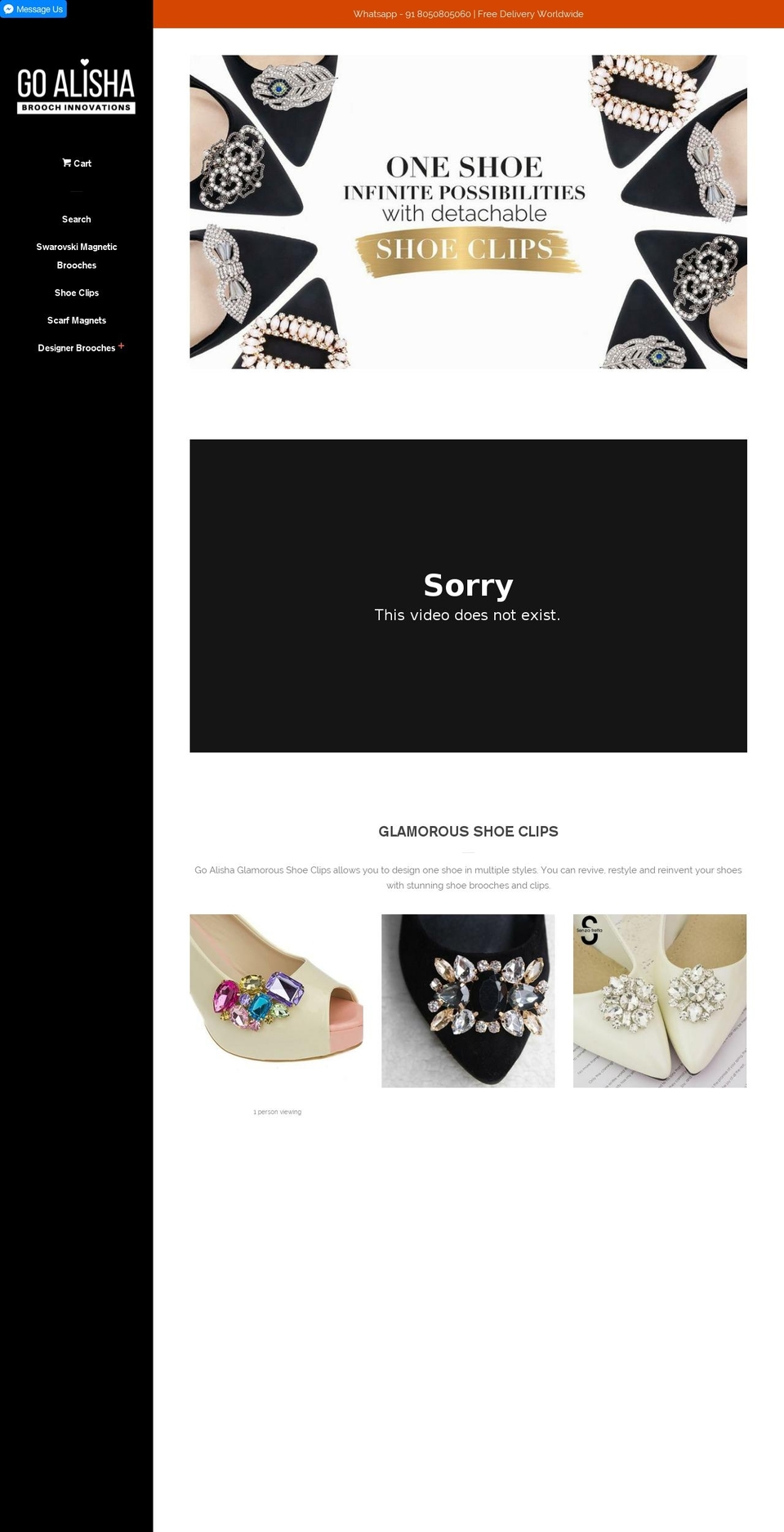 goalisha.com — Shopify storefront screenshot