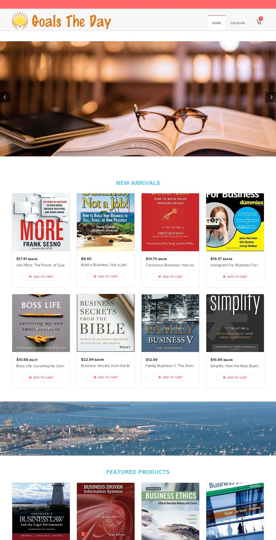 goalstheday.com shopify website screenshot