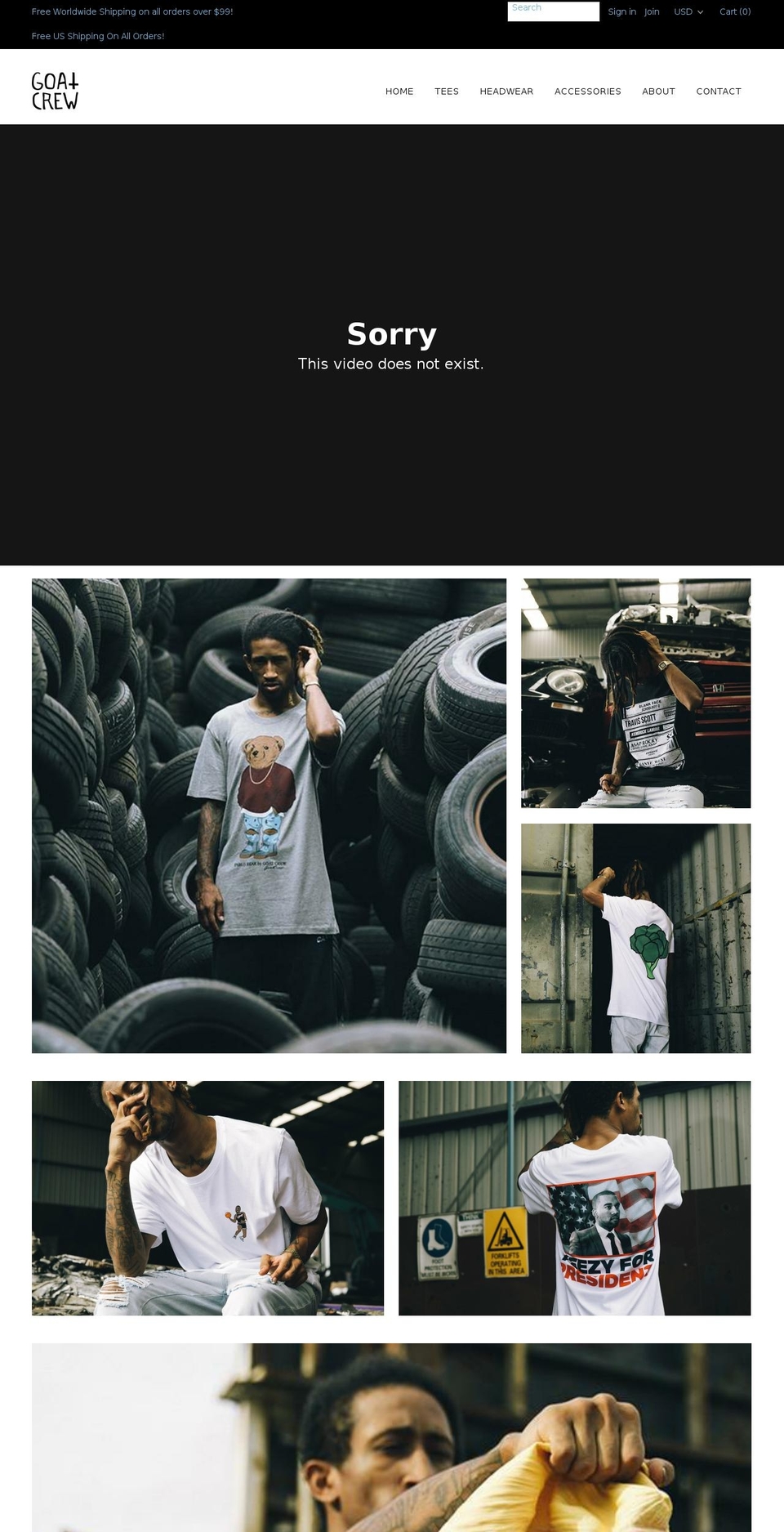 goatcrew.net shopify website screenshot