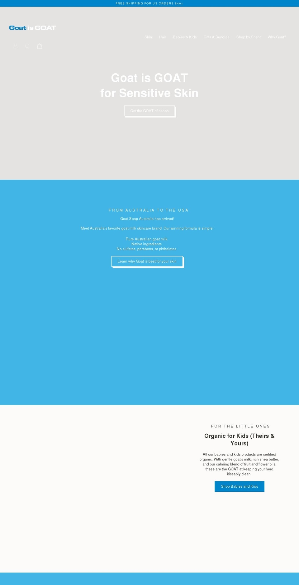 goatisgoat.com shopify website screenshot