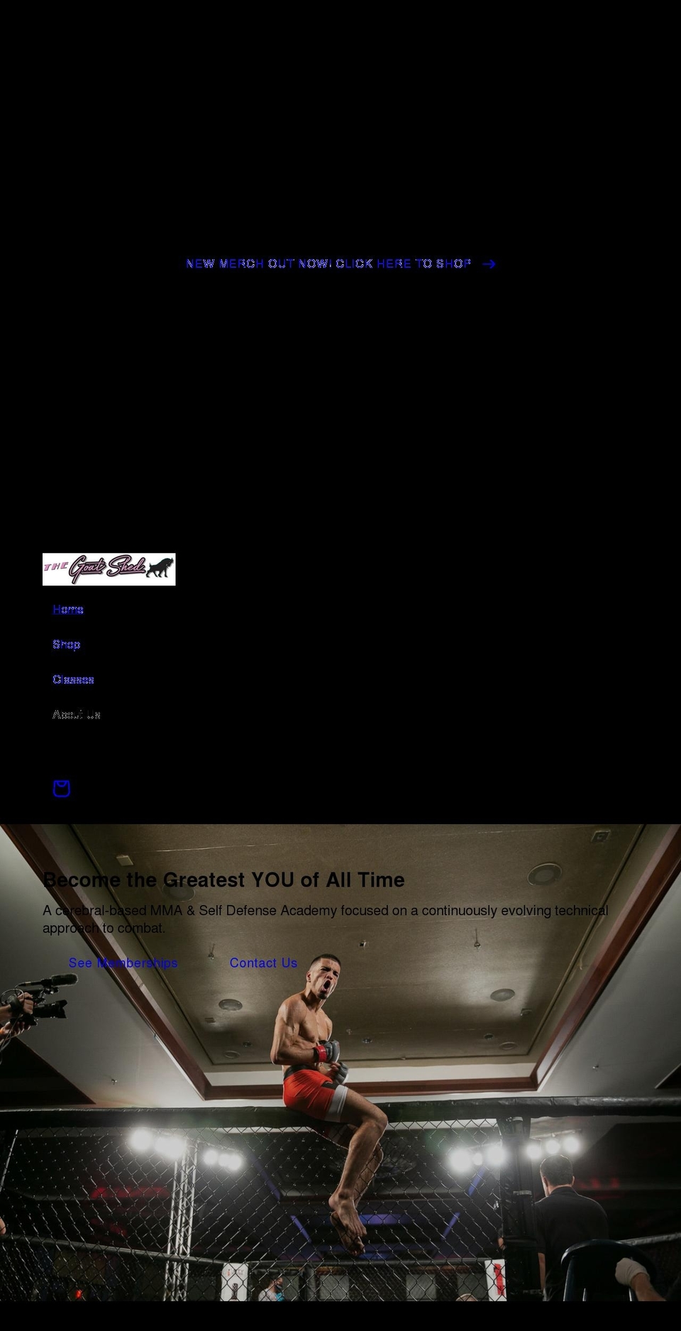 goatshedacademy.com shopify website screenshot