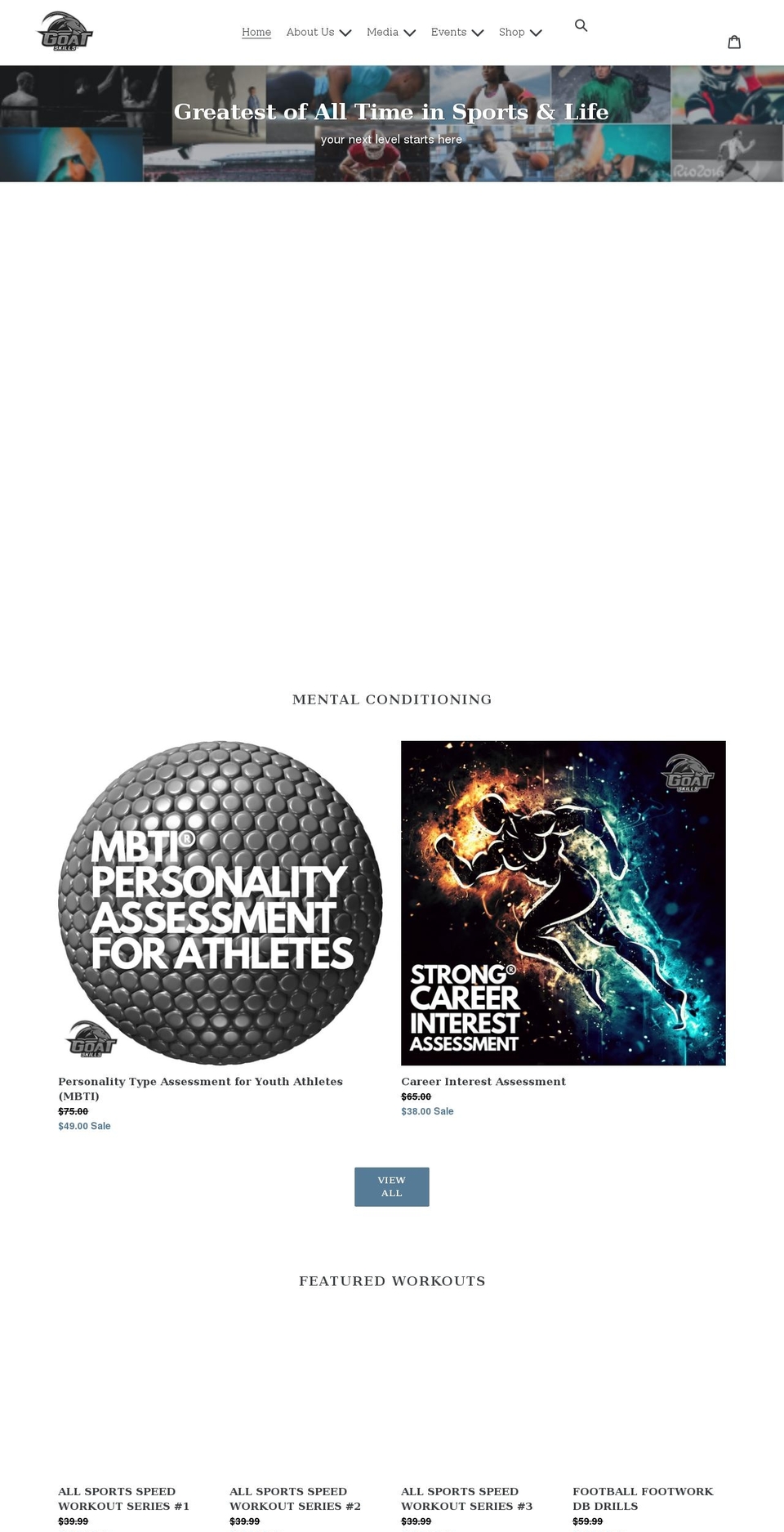 goatskills.com shopify website screenshot