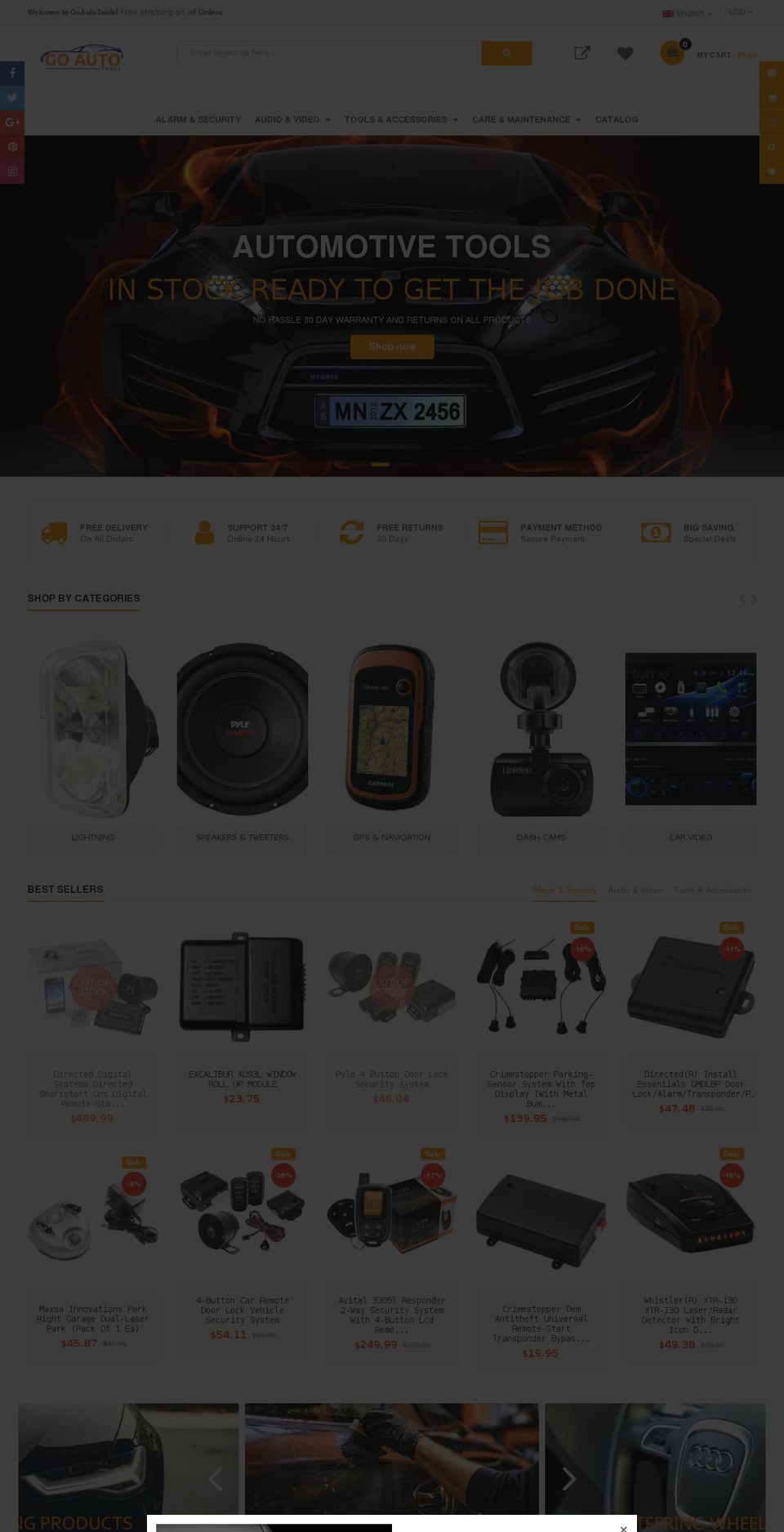 goautotools.com — Shopify storefront screenshot