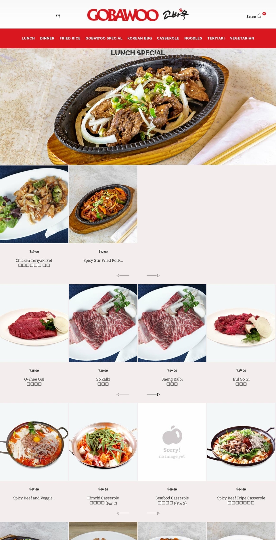 gobawookalbi.com shopify website screenshot