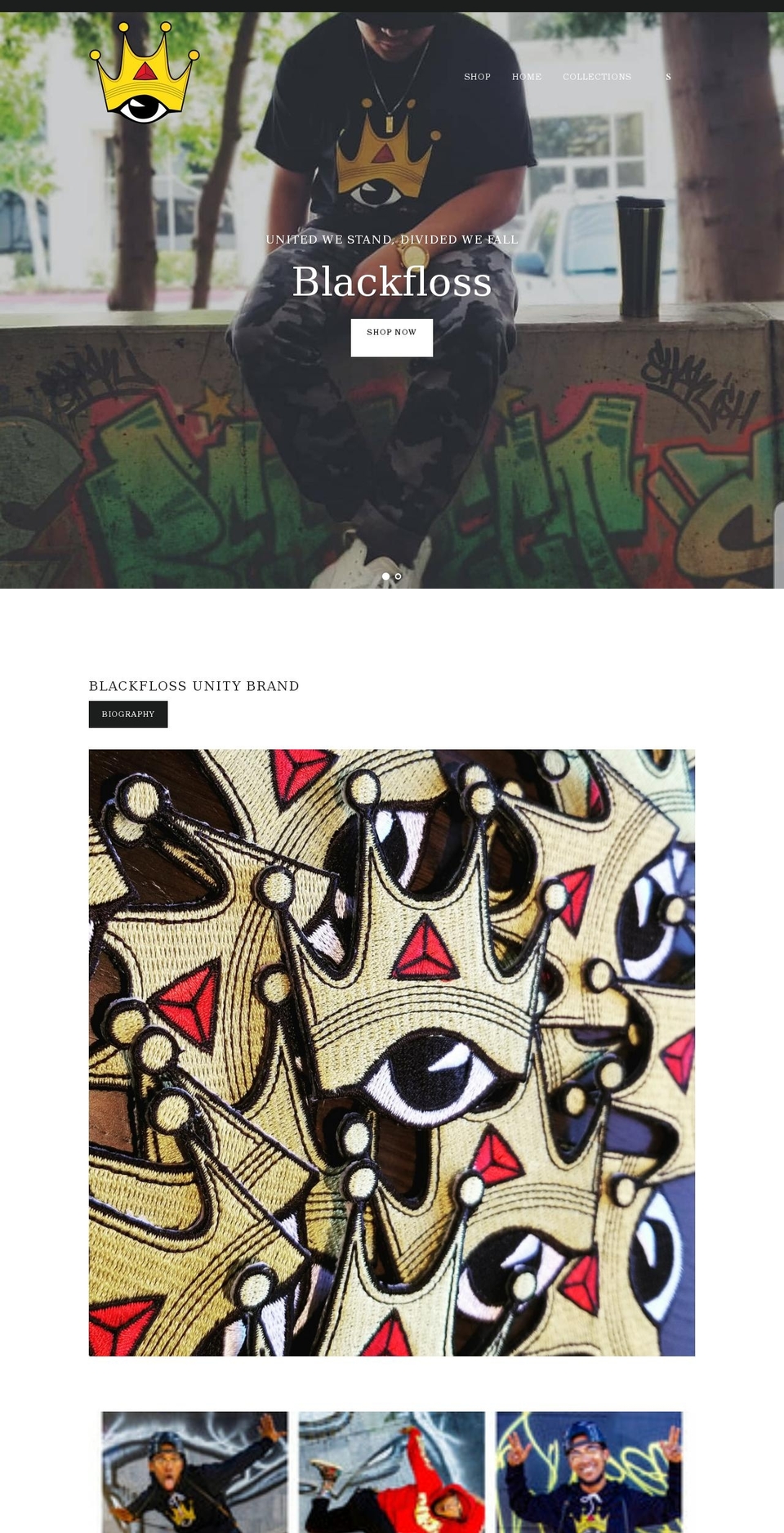 goblackfloss.com shopify website screenshot