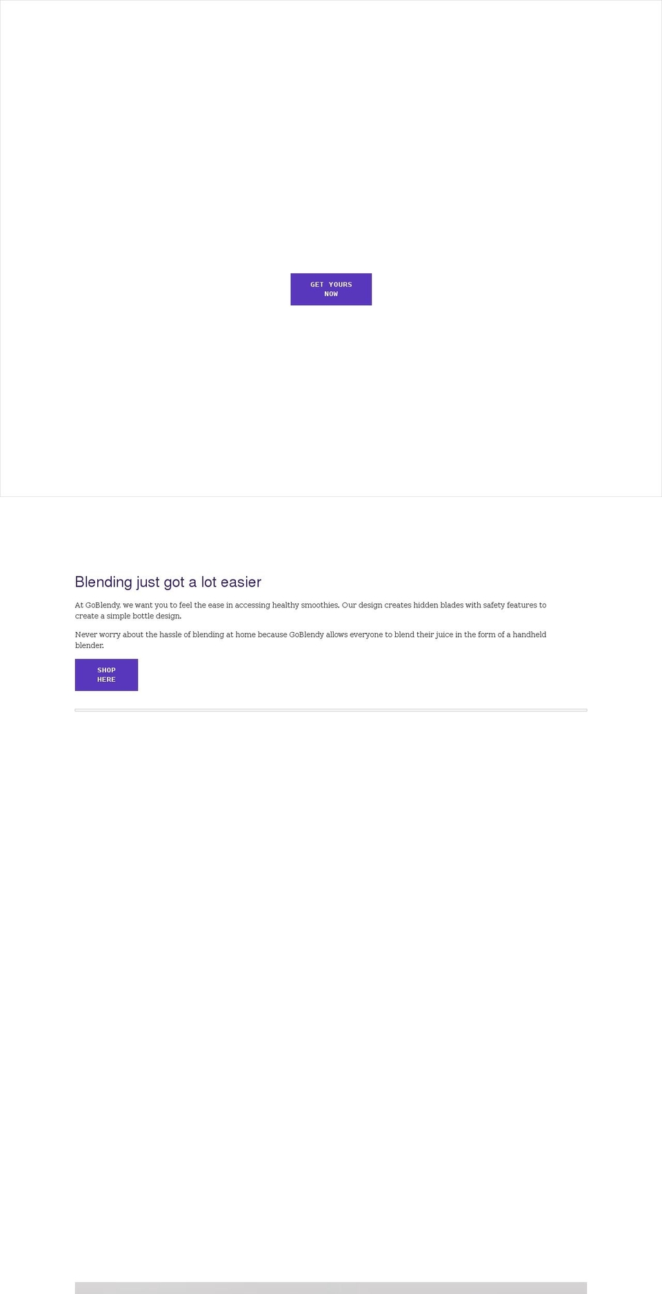 goblendy.com shopify website screenshot