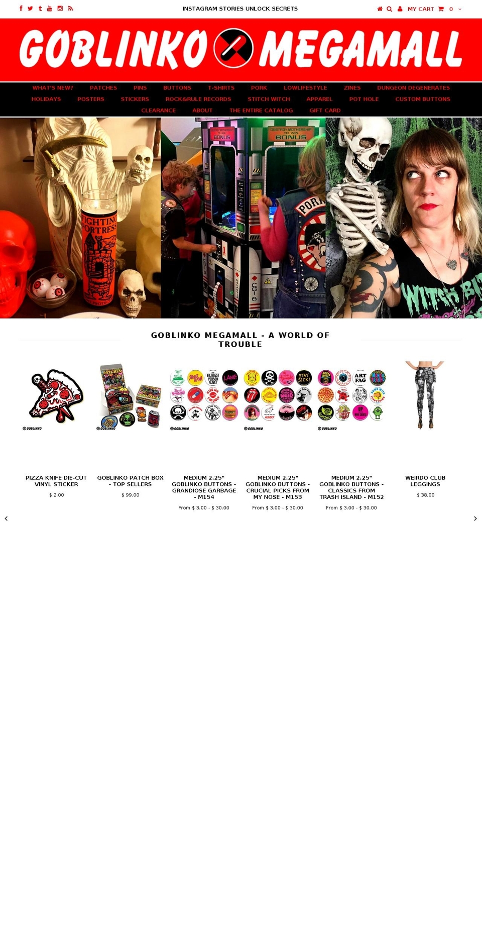 goblinkomegamall.com shopify website screenshot