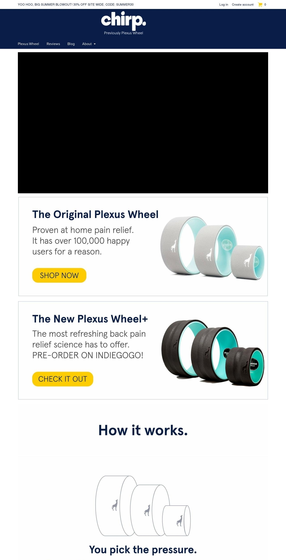 gochirp.com shopify website screenshot