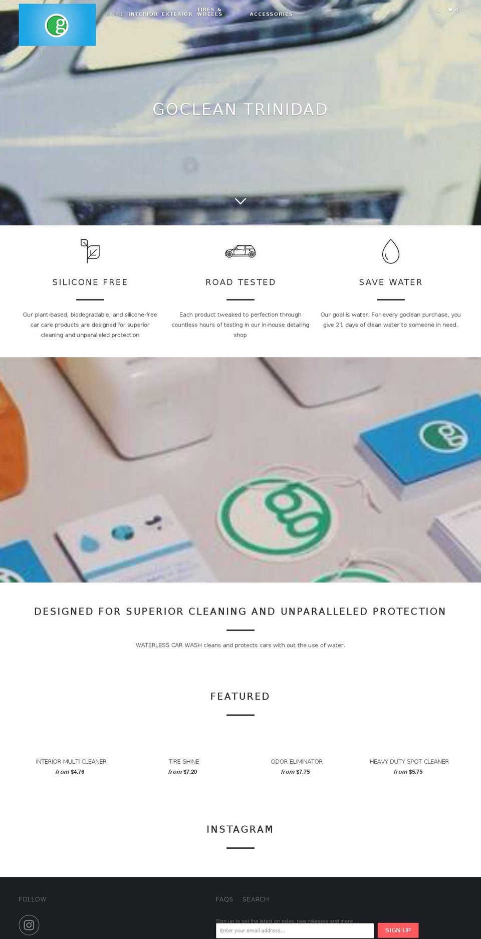 gocleantt.com — Shopify storefront screenshot