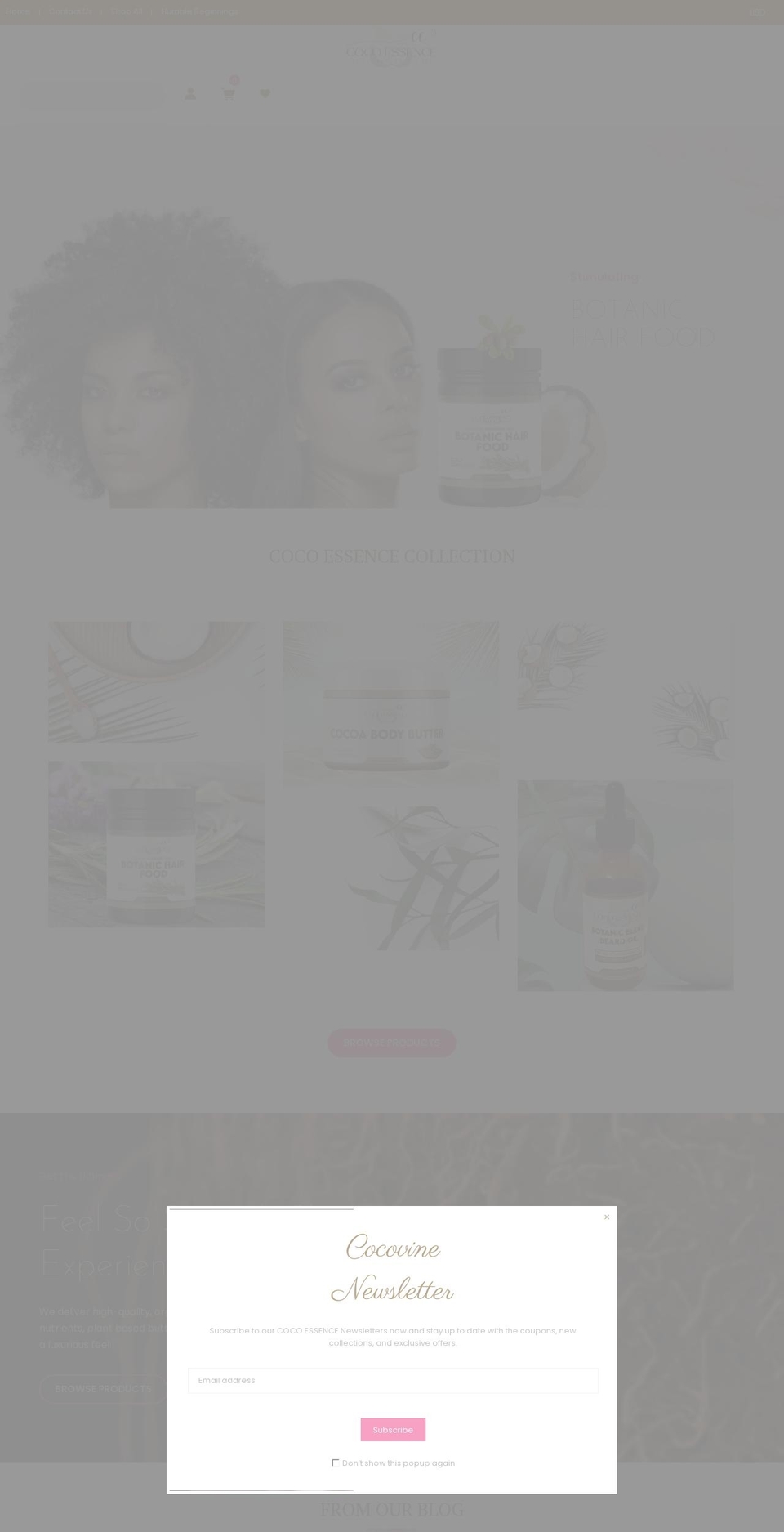 gococoessence.com shopify website screenshot