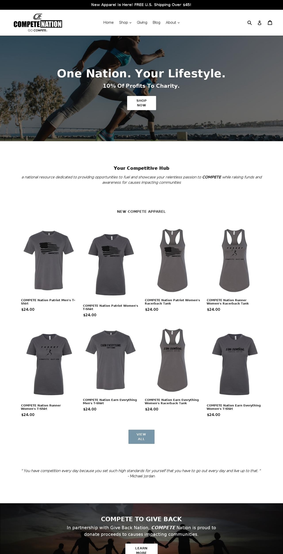 gocompetenation.com — Shopify storefront screenshot