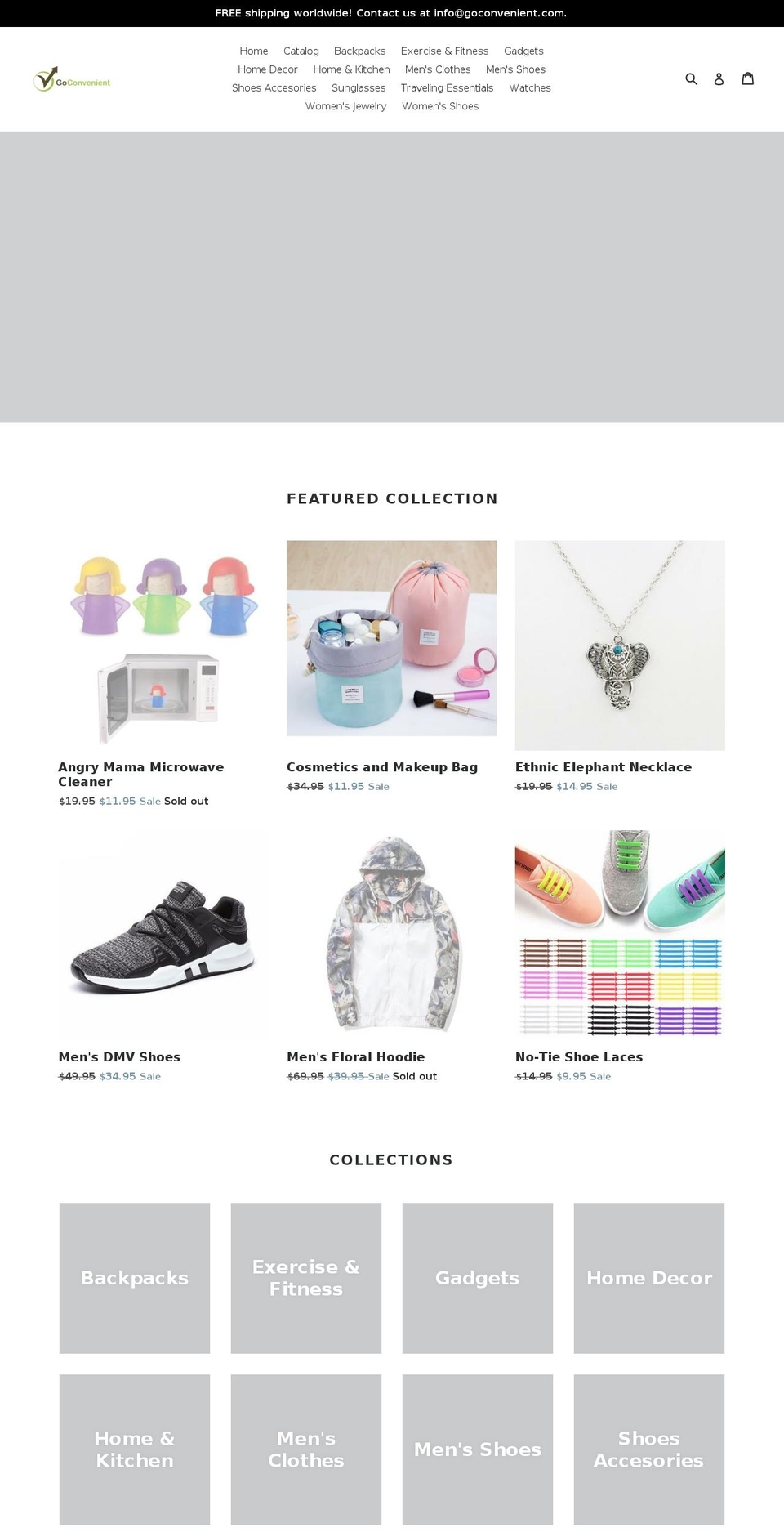 goconvenient.com — Shopify storefront screenshot