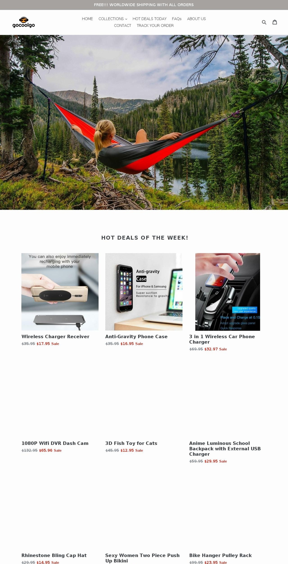 gocoolgo.com — Shopify storefront screenshot