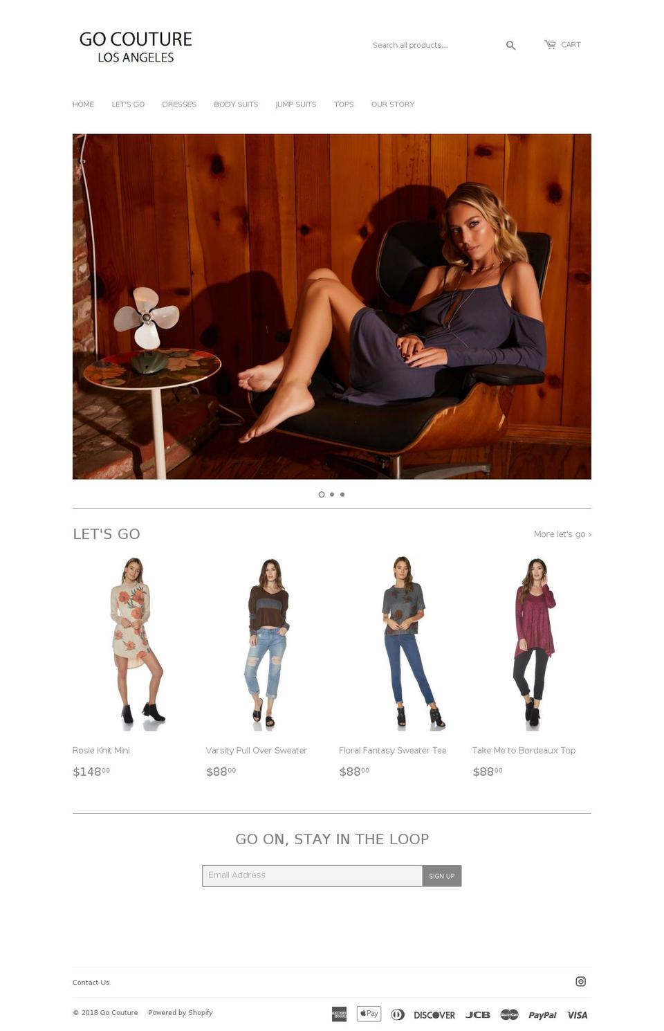 gocouture.com — Shopify storefront screenshot