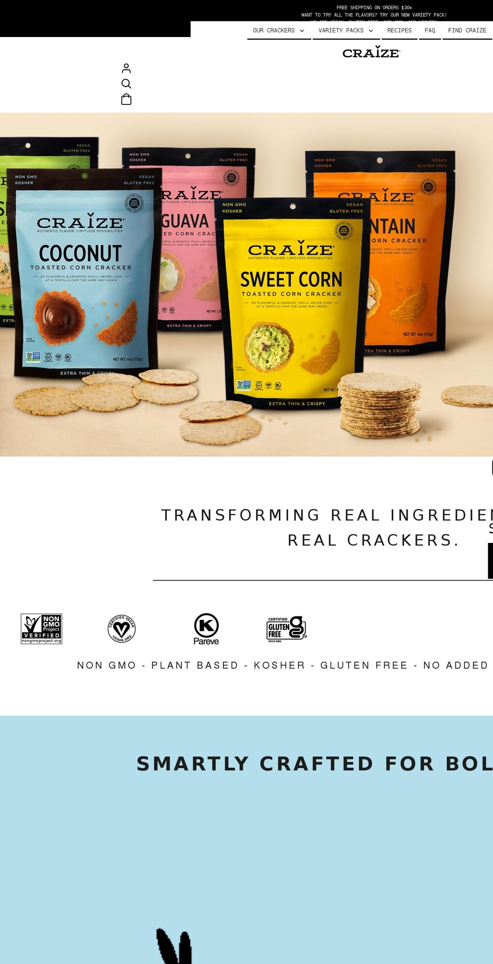 gocraize.com shopify website screenshot