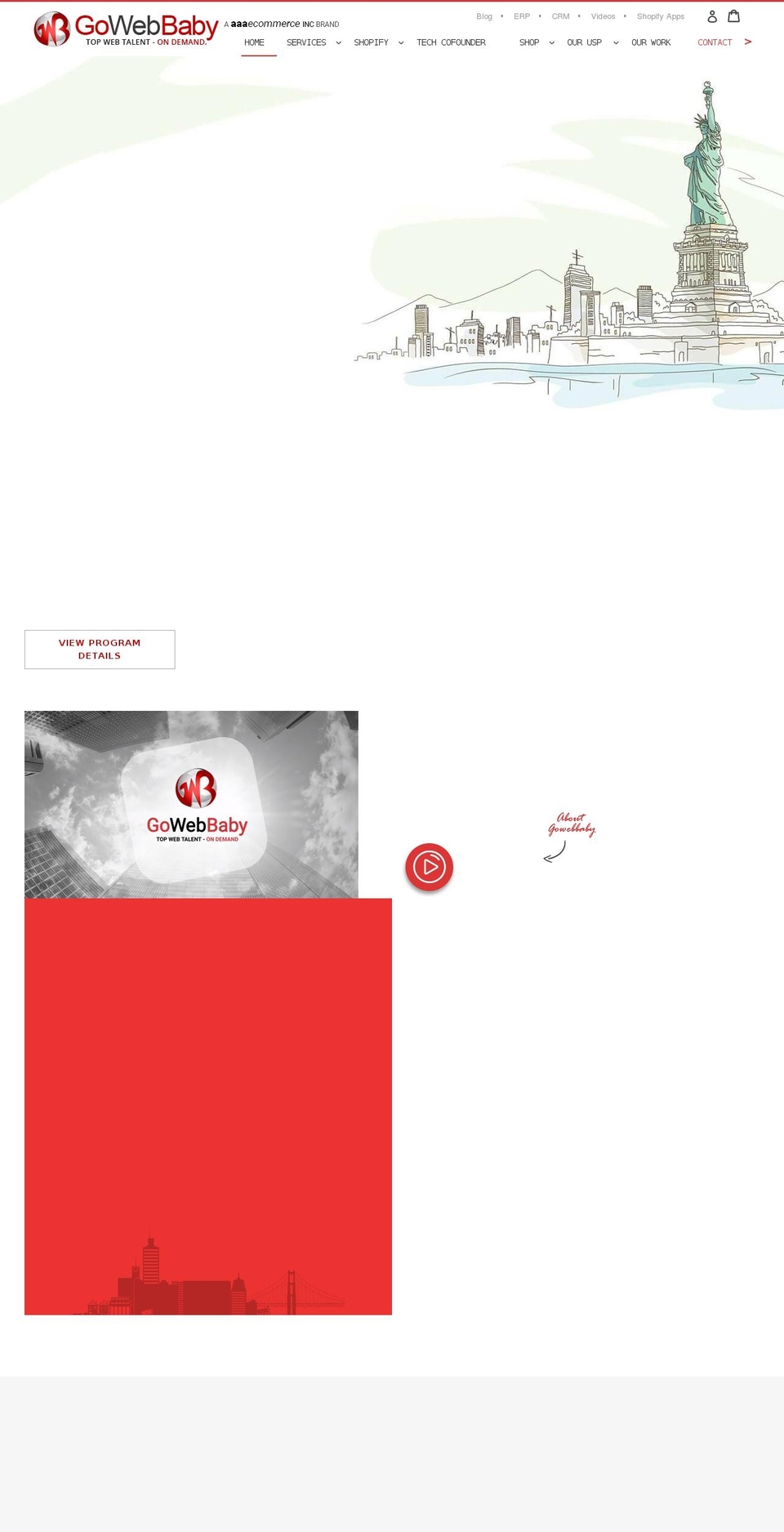 gocrmbaby.com — Shopify storefront screenshot