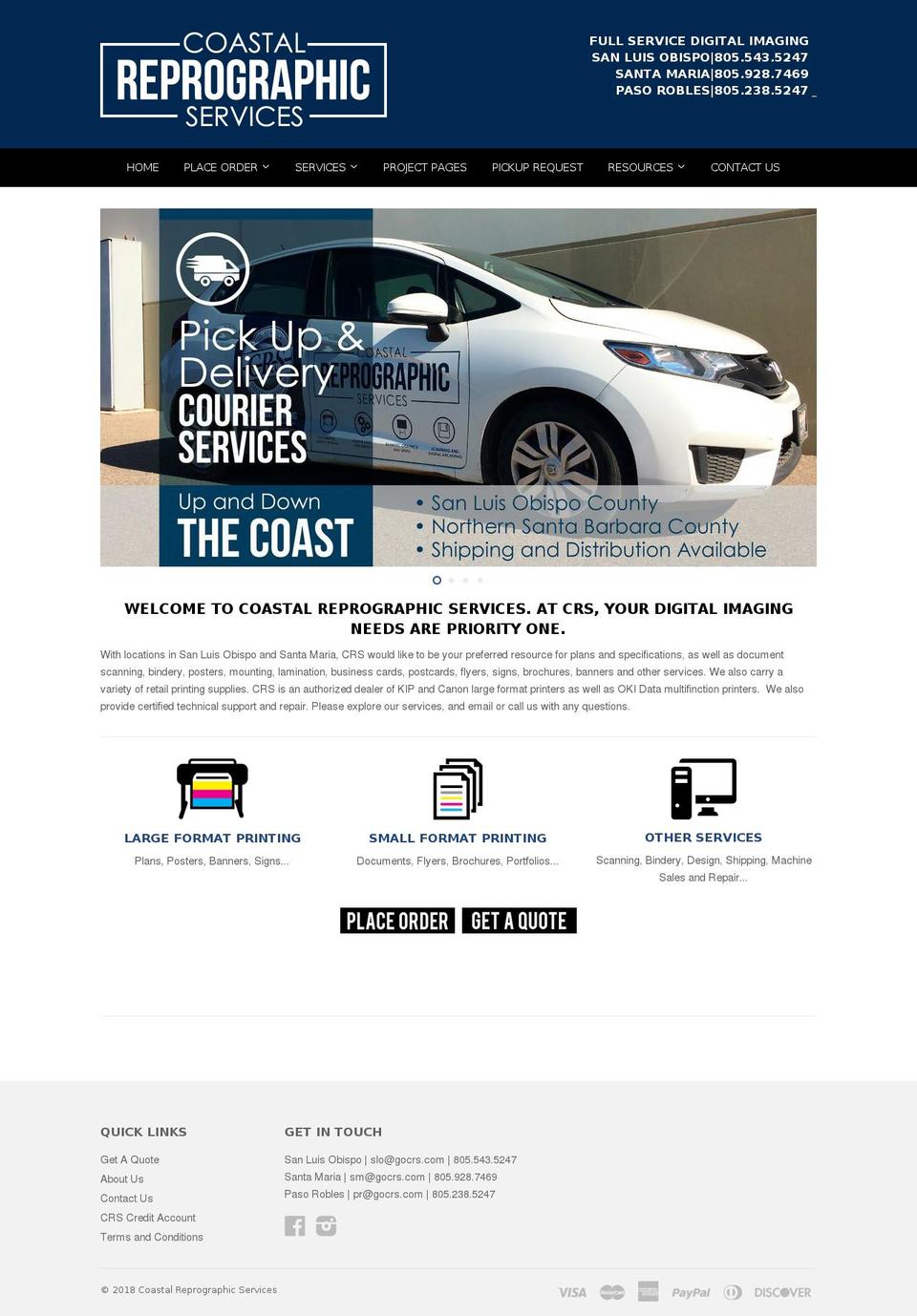 gocrs.net shopify website screenshot
