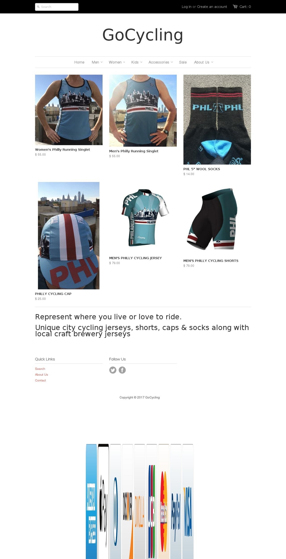 gocycling.com shopify website screenshot