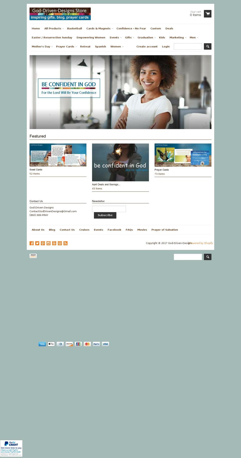 god-driven-designs.com shopify website screenshot
