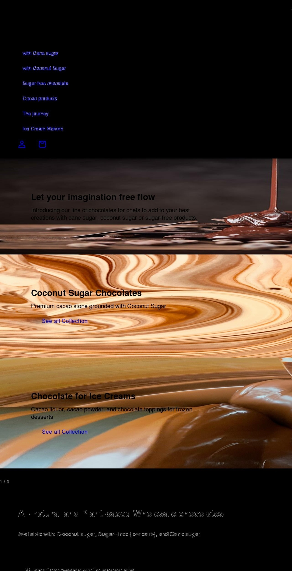 godarkchocolate.com shopify website screenshot