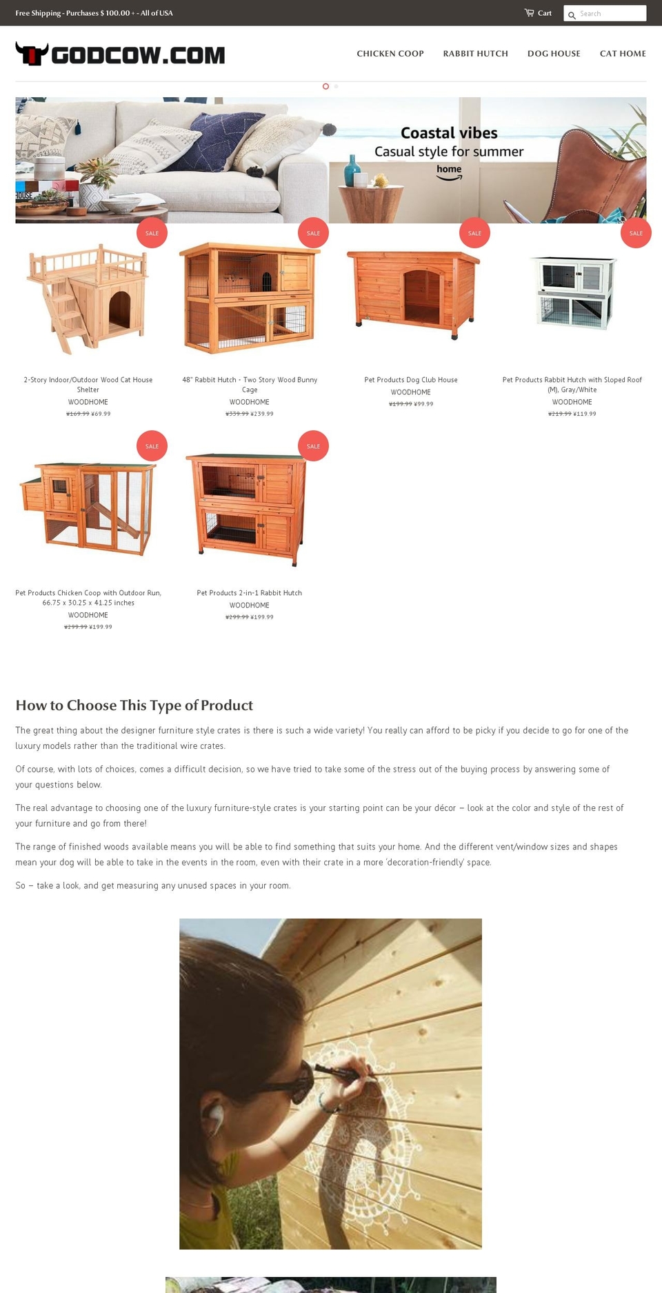 godcow.com — Shopify storefront screenshot