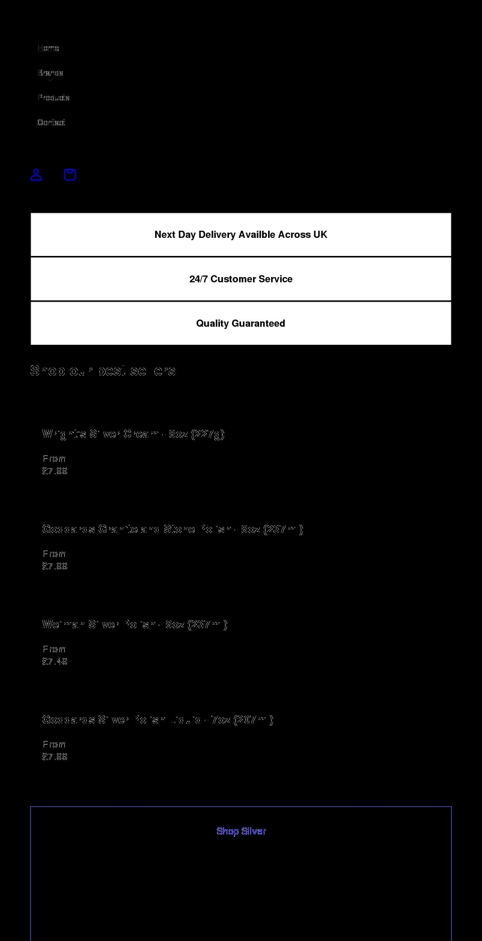 goddardsshop.co.uk shopify website screenshot