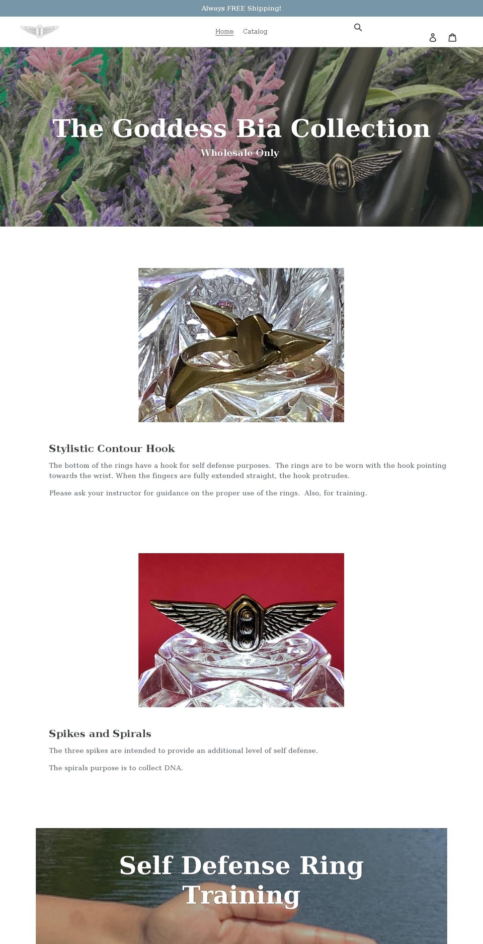 goddessbia.com shopify website screenshot