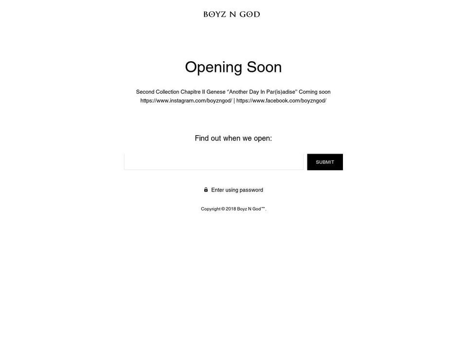 godfidencestudio.com shopify website screenshot