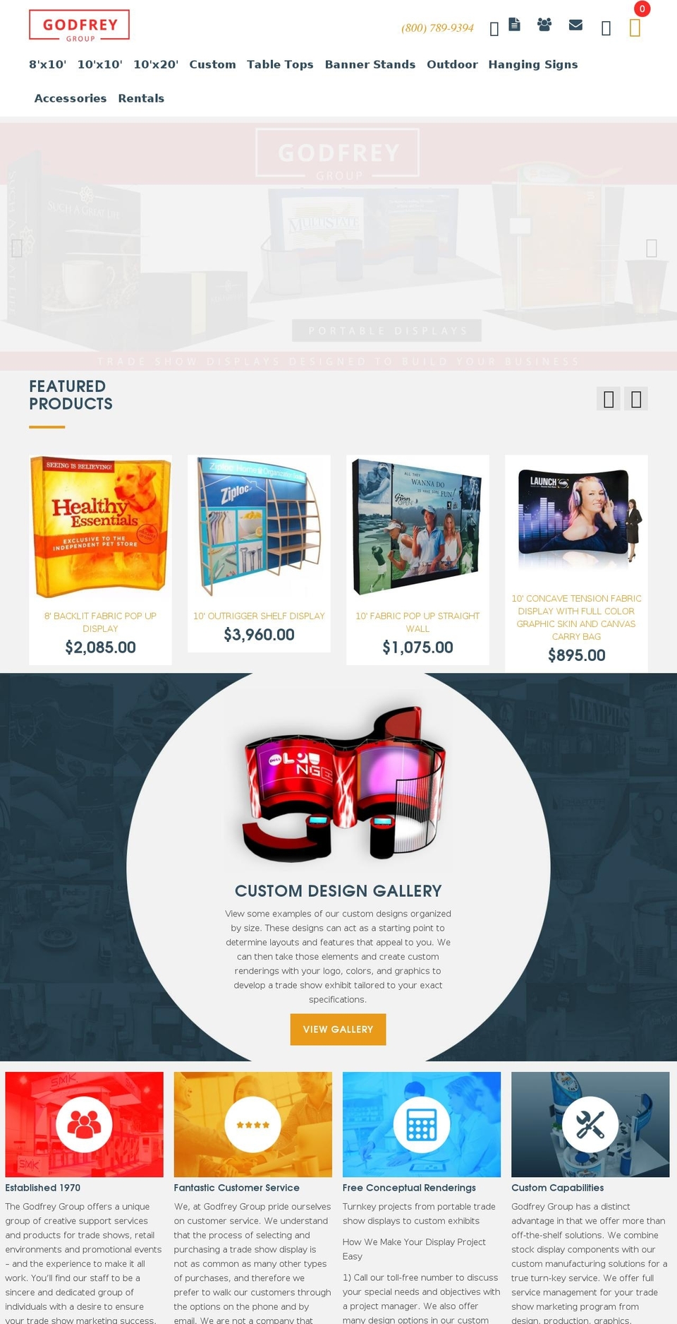YourStore Shopify theme site example godfreygroup.com