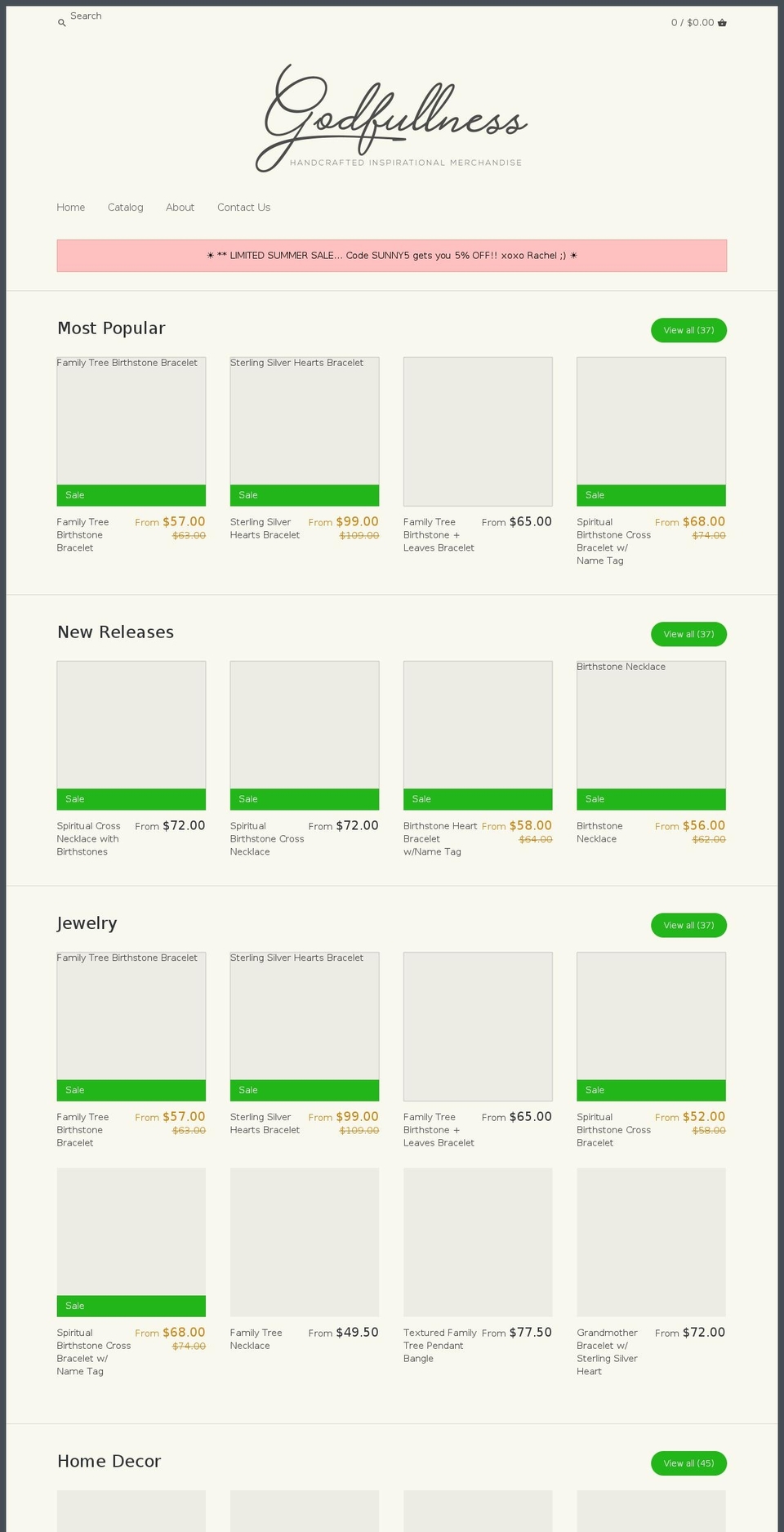 godfullness.com shopify website screenshot