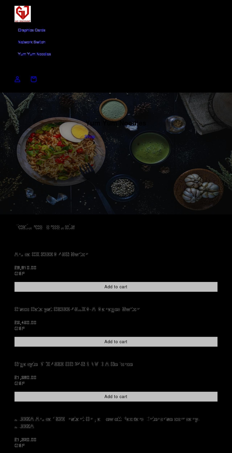 godiscount.net shopify website screenshot