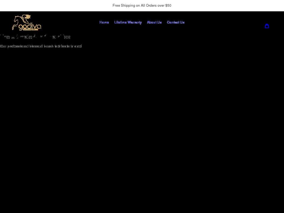 godivabeauty.com shopify website screenshot