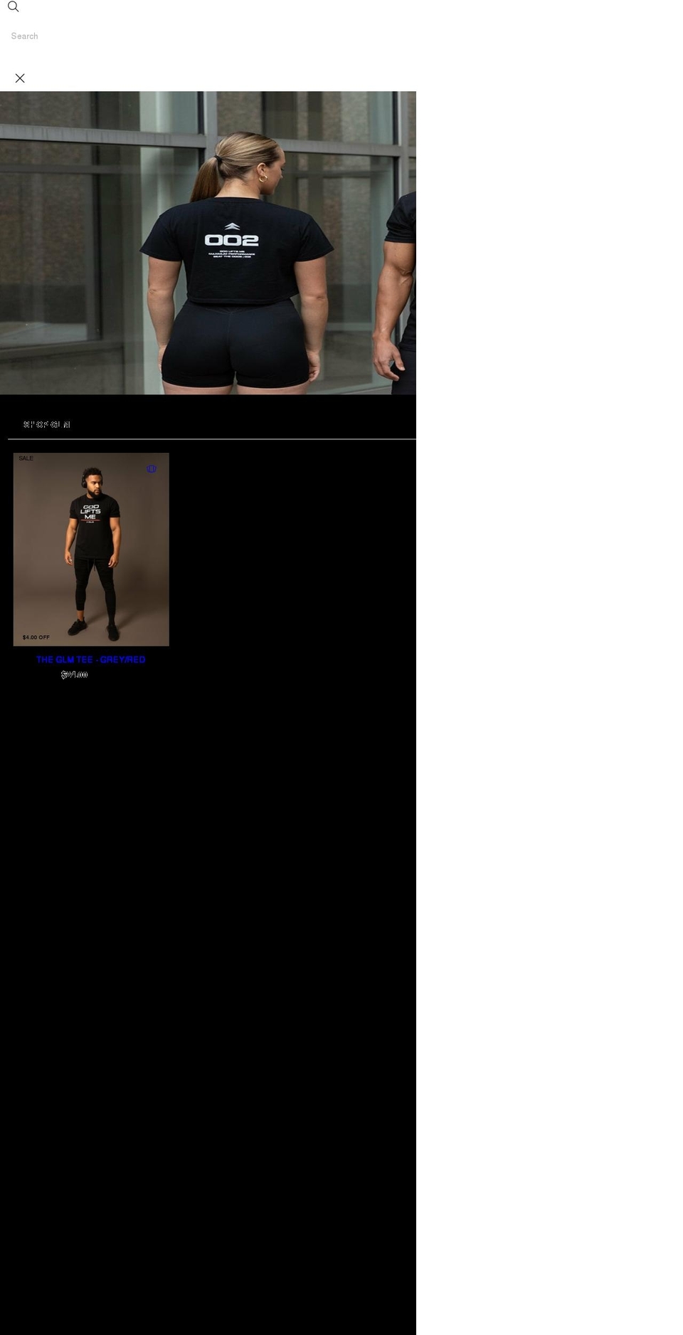 godliftsme.com shopify website screenshot