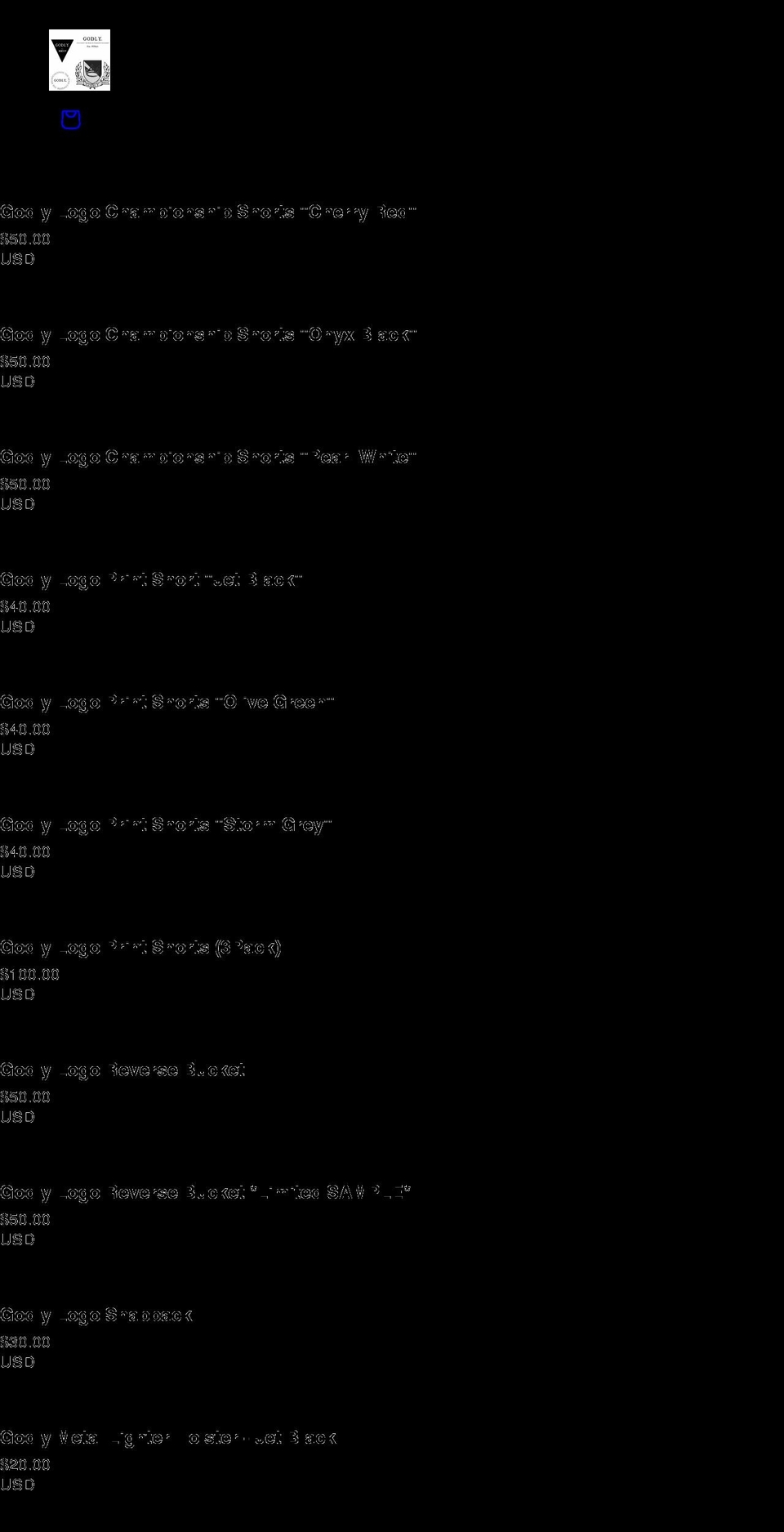 godlycrown.com shopify website screenshot