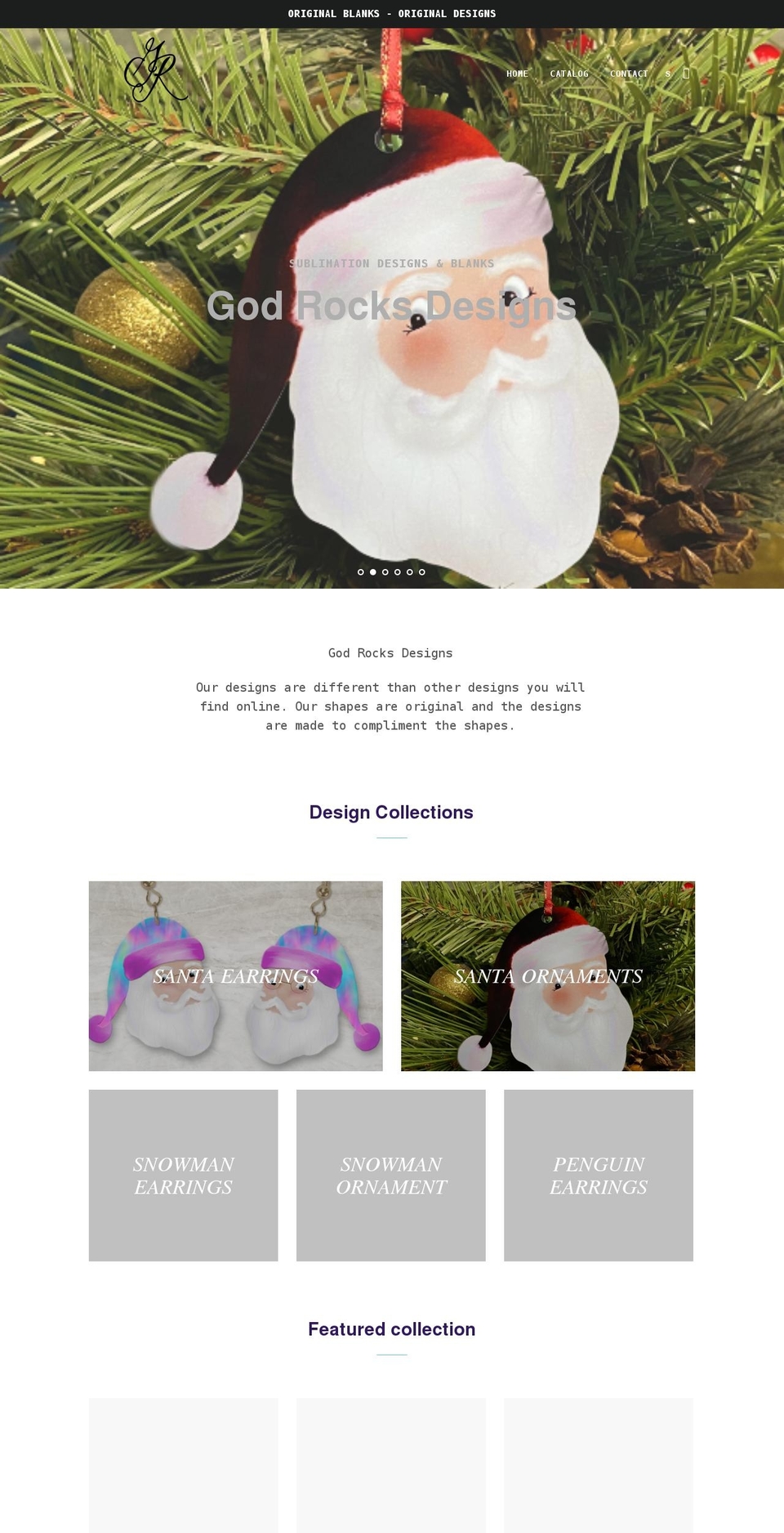 godrocksdesigns.com shopify website screenshot