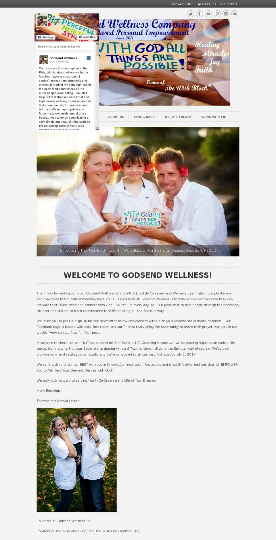 godsendwellness.org shopify website screenshot