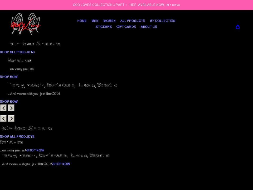 godslanes.com shopify website screenshot