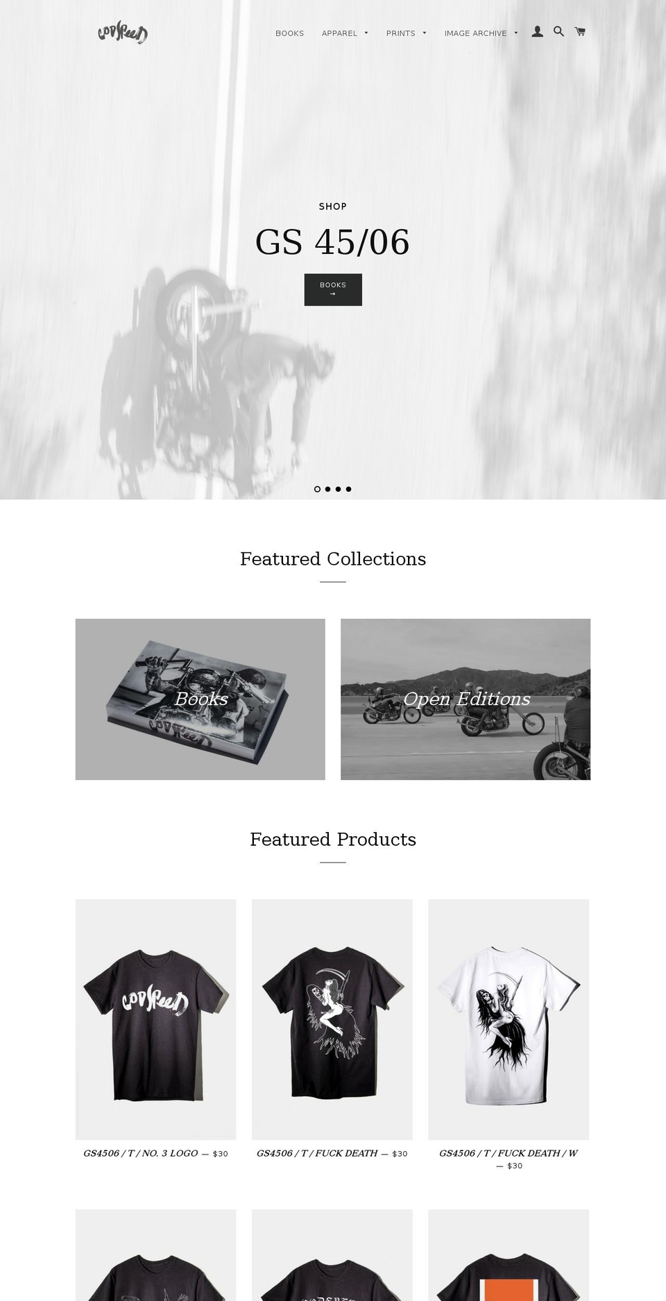 godspeed4506.com shopify website screenshot