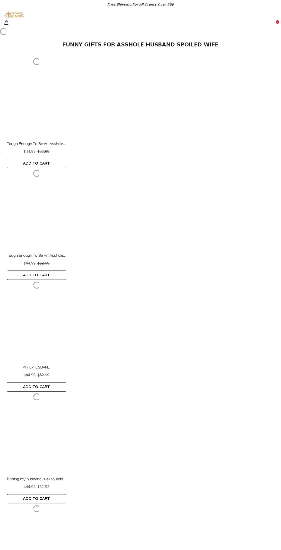 godtrendy.com — Shopify storefront screenshot
