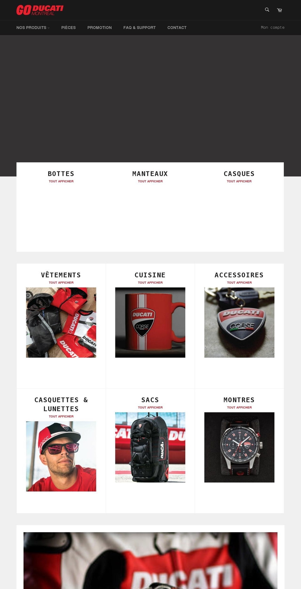 goducatimontreal.com shopify website screenshot