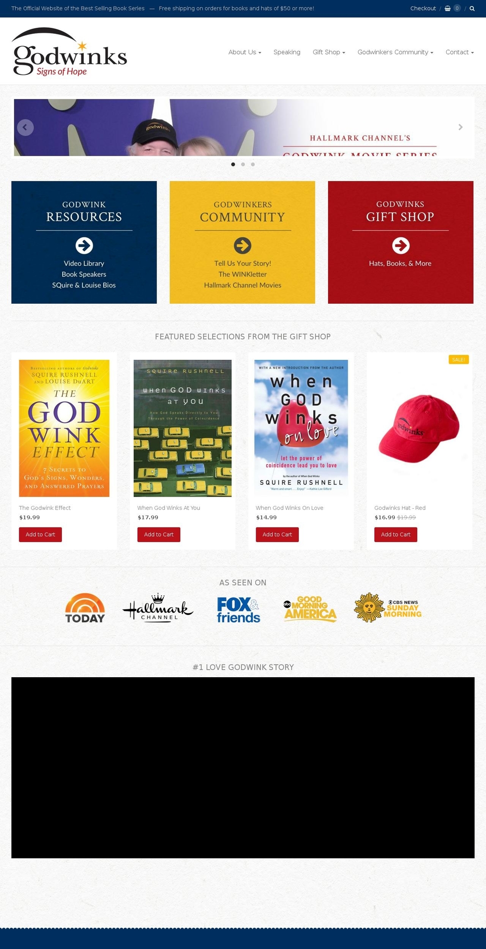 godwinkstories.com — Shopify storefront screenshot