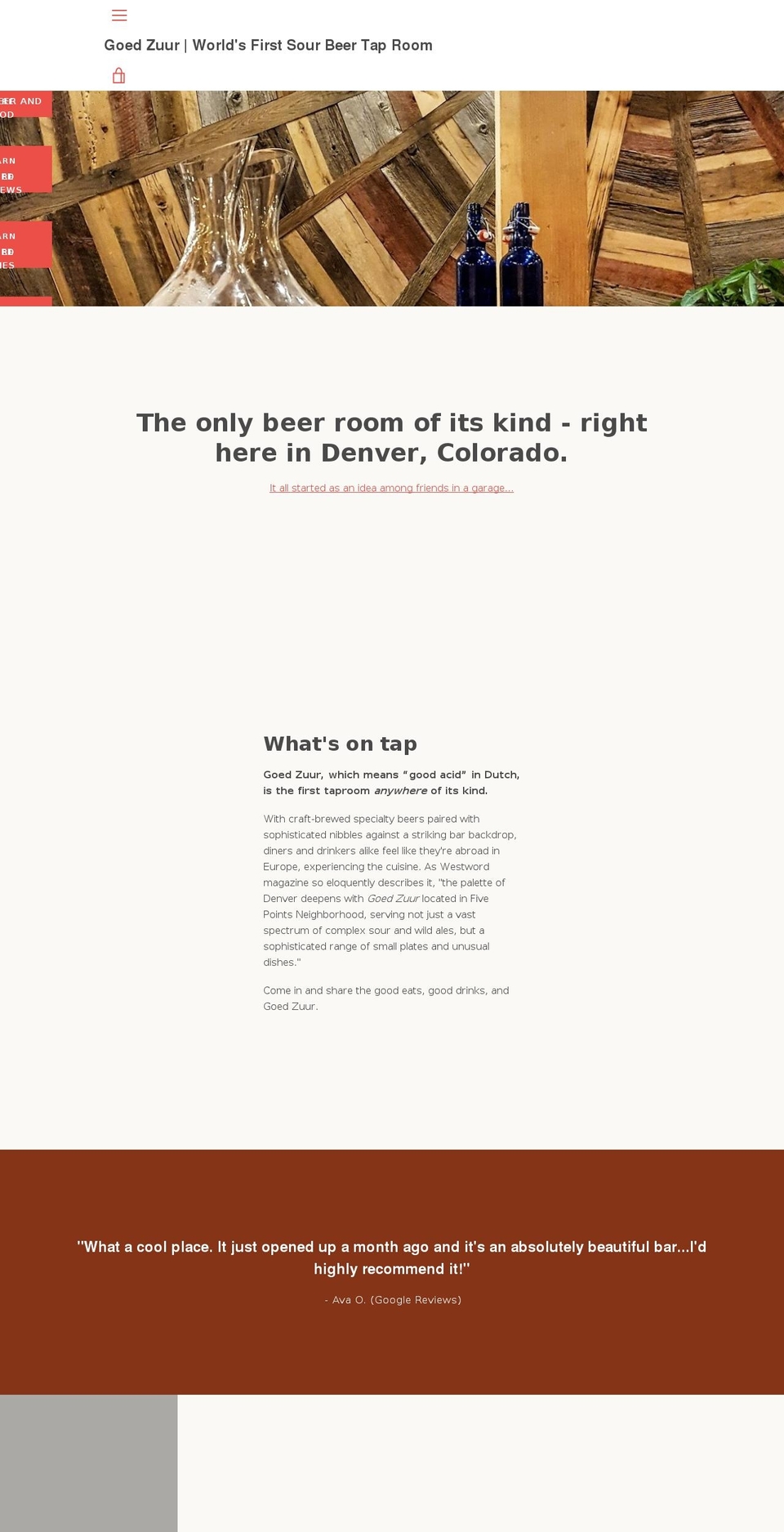 goedzuur.com shopify website screenshot