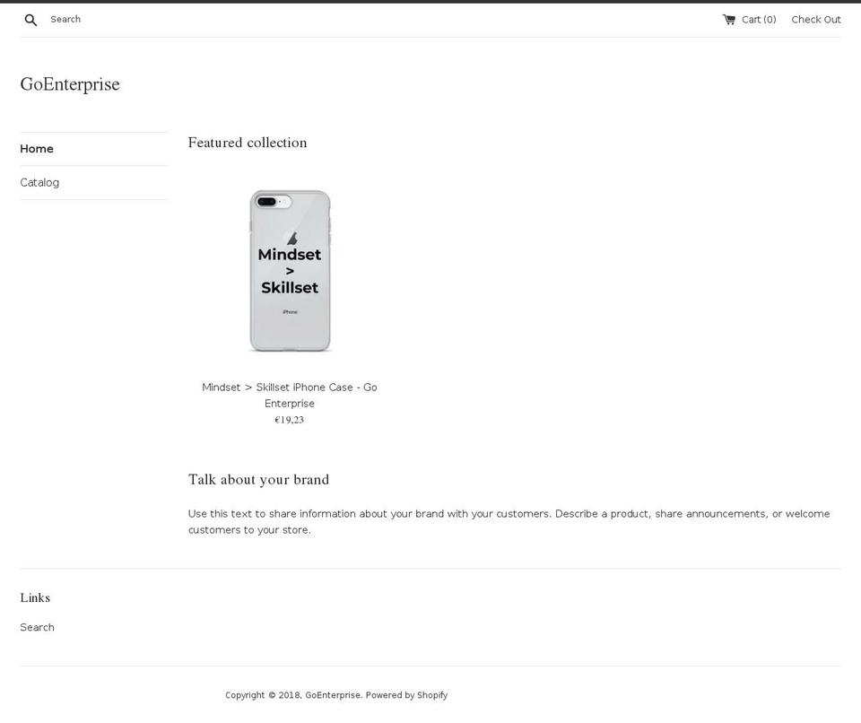 goenterprise.com — Shopify storefront screenshot