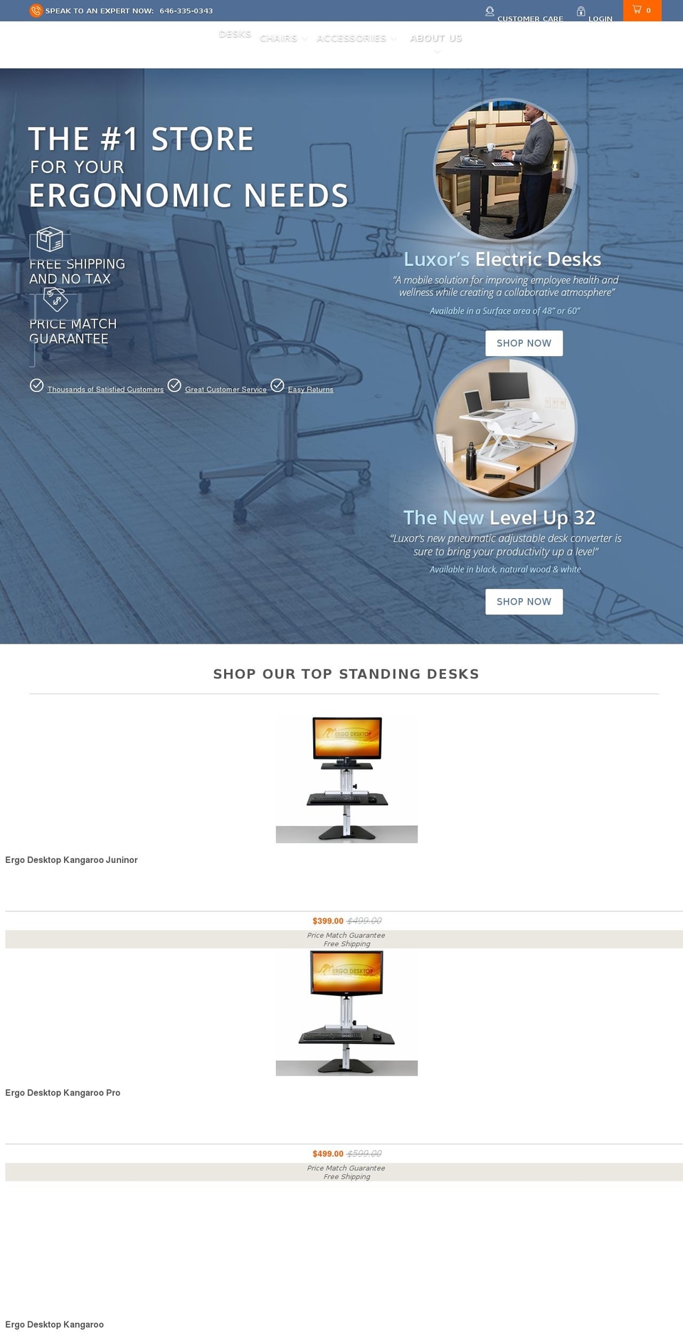 goergonomic.com — Shopify storefront screenshot