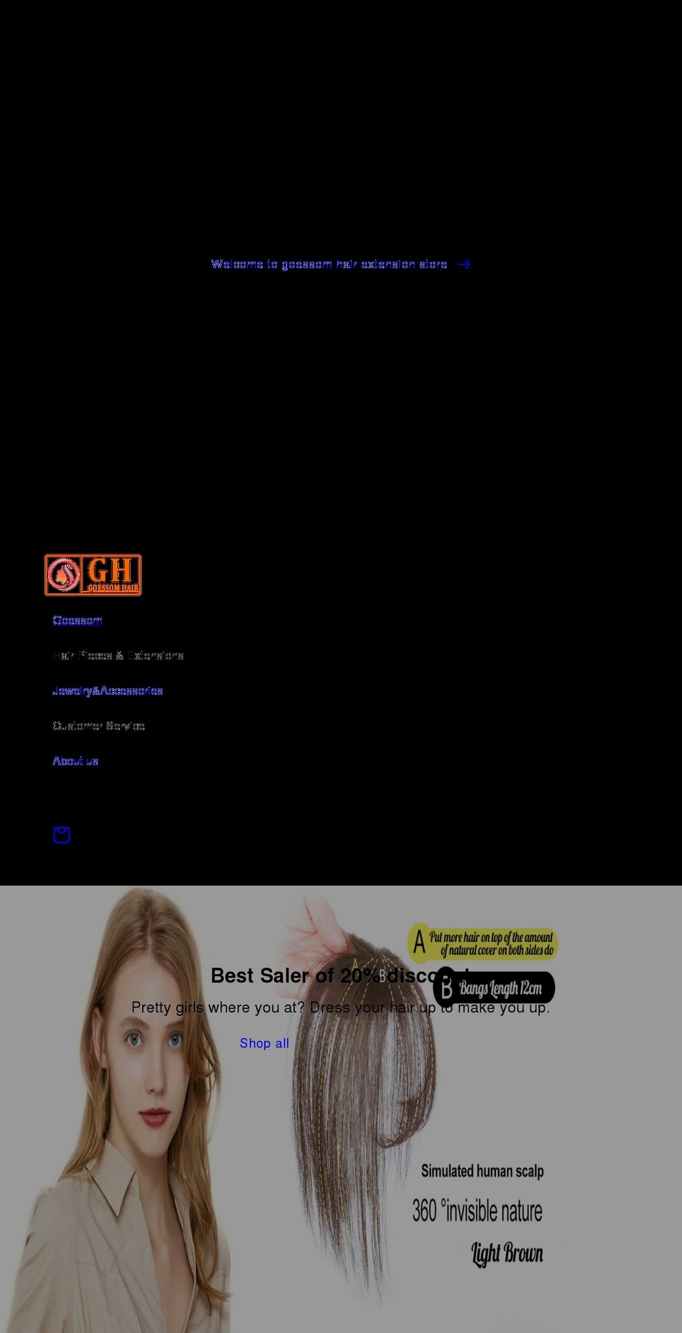 goessom.com shopify website screenshot